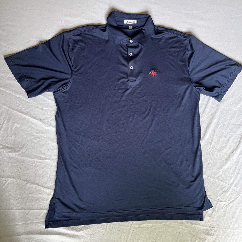 Peter Millar Cherry Hills Country Club Performance Polo Golf Shirt Size XL